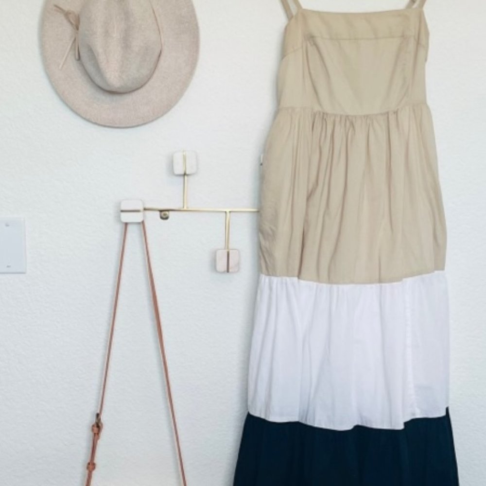 J. Crew Factory - Square-Neck Tiered Dress - Picture 6 of 11